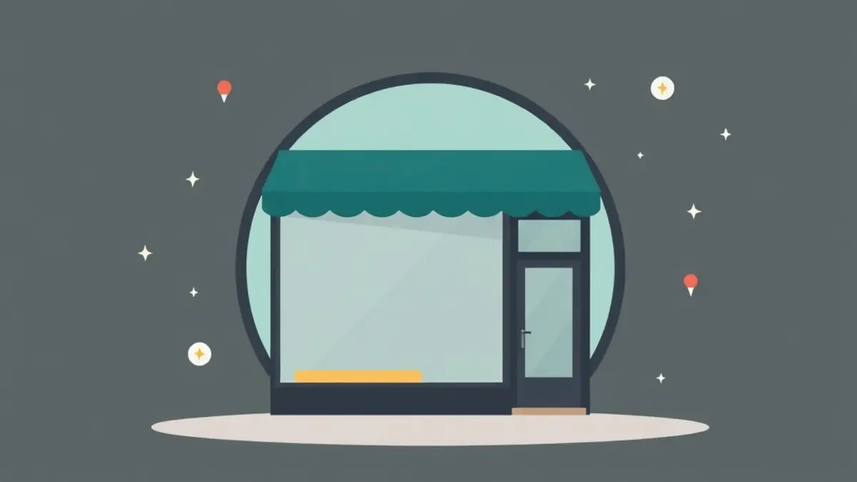 Vitrine de commerce à Houilles