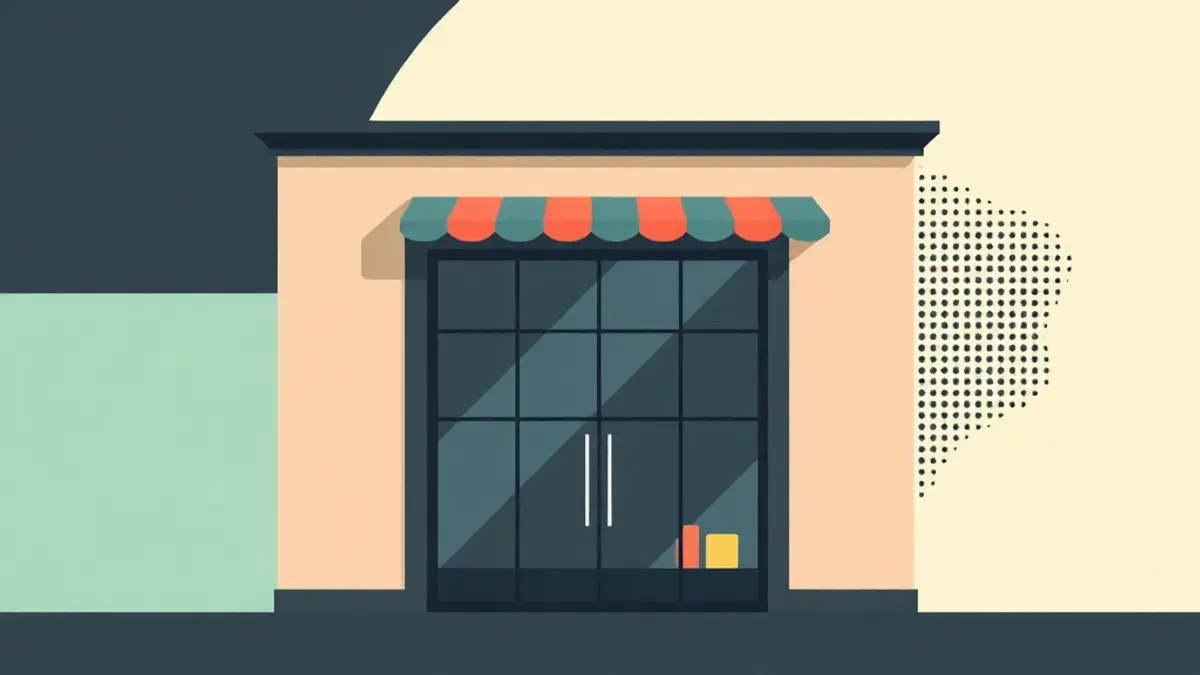 Vitrine de commerce à Les Lilas