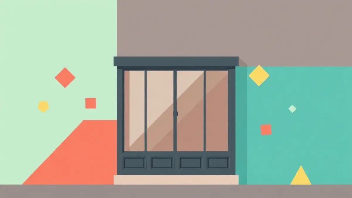 Vitrine de commerce à Montrouge