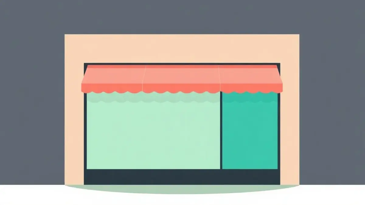 Vitrine de commerce à Sucy-en-Brie